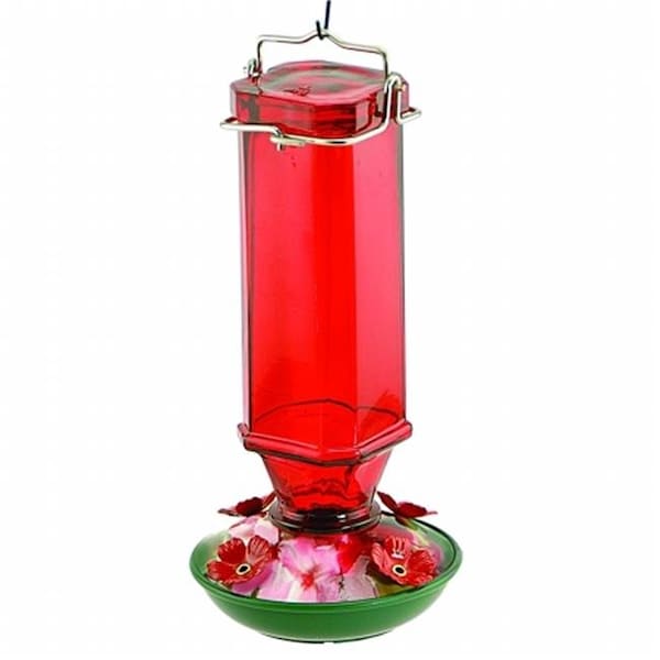 John James Audubon Audubon/Woodlink Glass Humminbird Feeder 16 Ounce Red NA35241 990983 - main